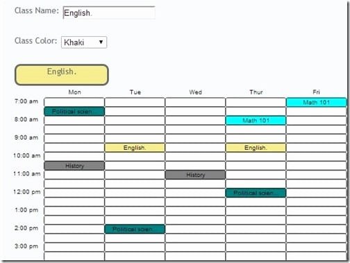 Class Schedule Template Excel Best Of 8 Class Schedule Makers Excel Templates