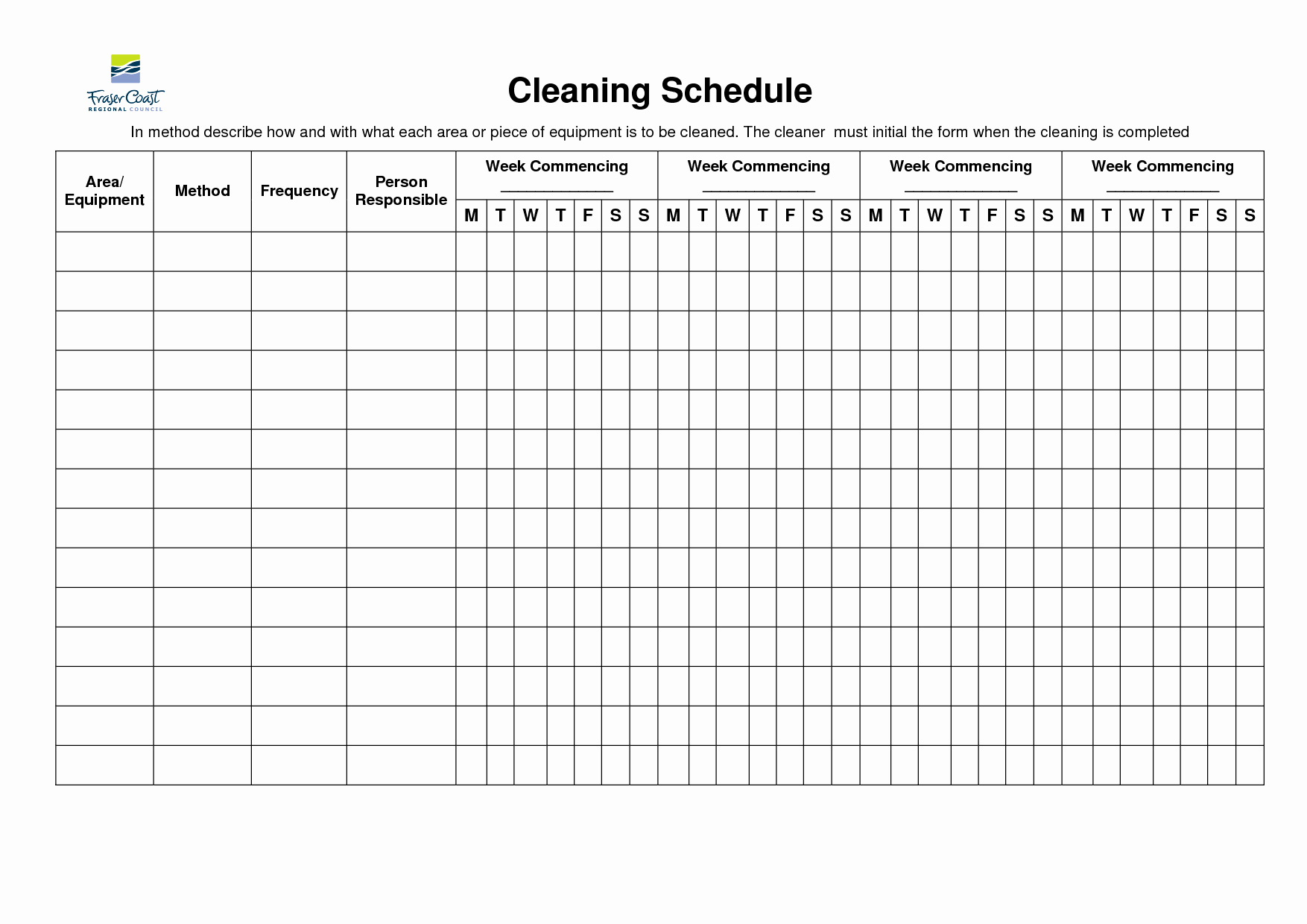 Cleaning Schedule Template Excel Fresh 14 Best Of Daily Employee Worksheet Meeting