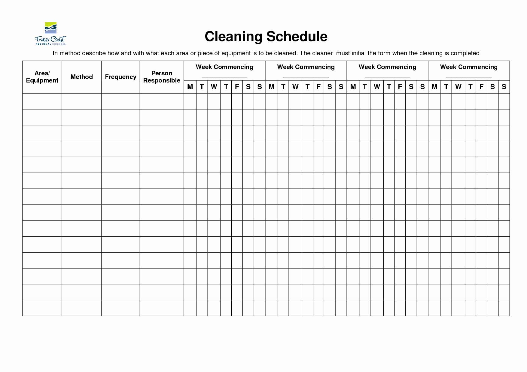 Cleaning Schedule Template Excel Fresh 14 Best Of Daily Employee Worksheet Meeting