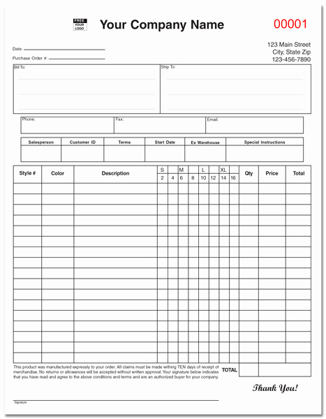 Clothing order form Template Free Unique 7 Apparel order form Template