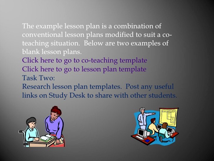 Co Teaching Lesson Plan Template Fresh Co Teaching In Australian Schools