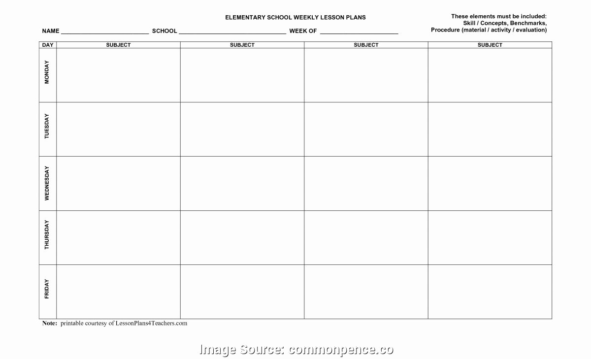 Co Teaching Planning Template Lovely Regular Lesson Plan Template Primary 35 Co Teaching Lesson