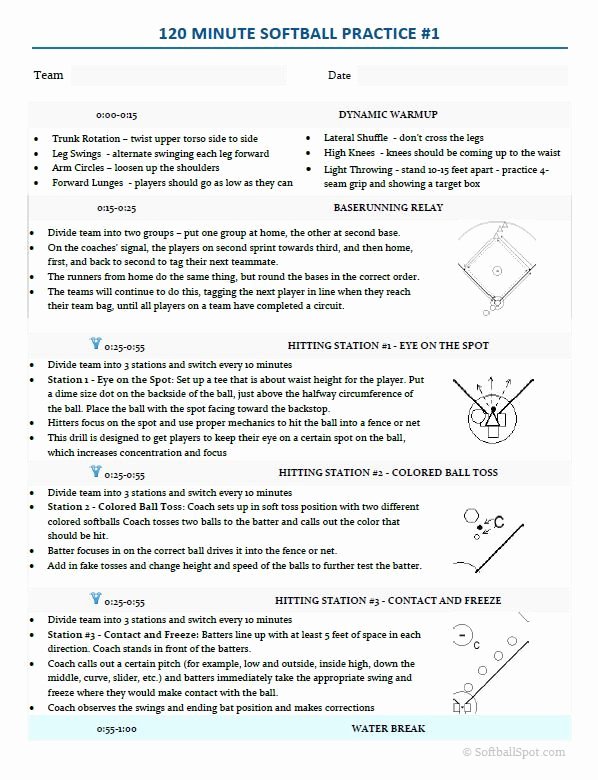 College Baseball Practice Plan Template Luxury 23 Best softball Clip Art Images On Pinterest