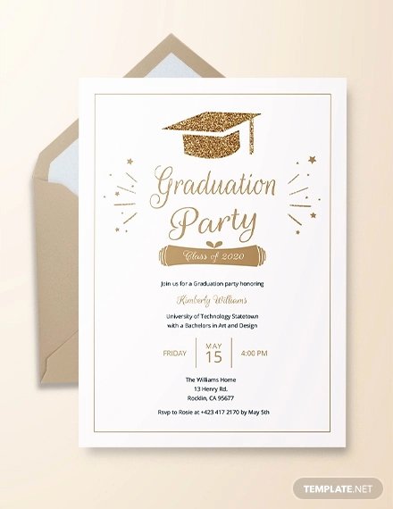 College Graduation Invitation Template Beautiful 24 Graduation Party Invitation Designs Psd Ai Word