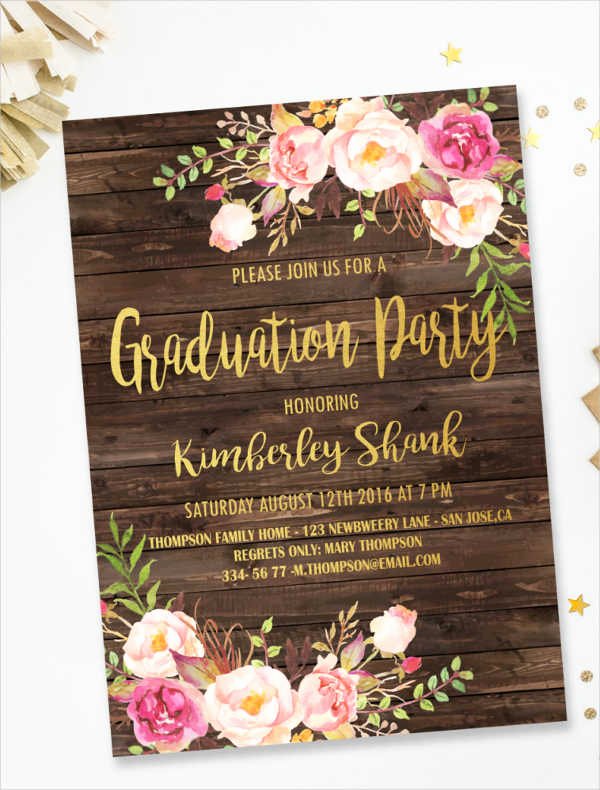 College Graduation Invitation Template Inspirational 44 Invitation Templates Download