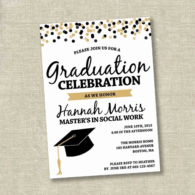 graduation invitation college graduation