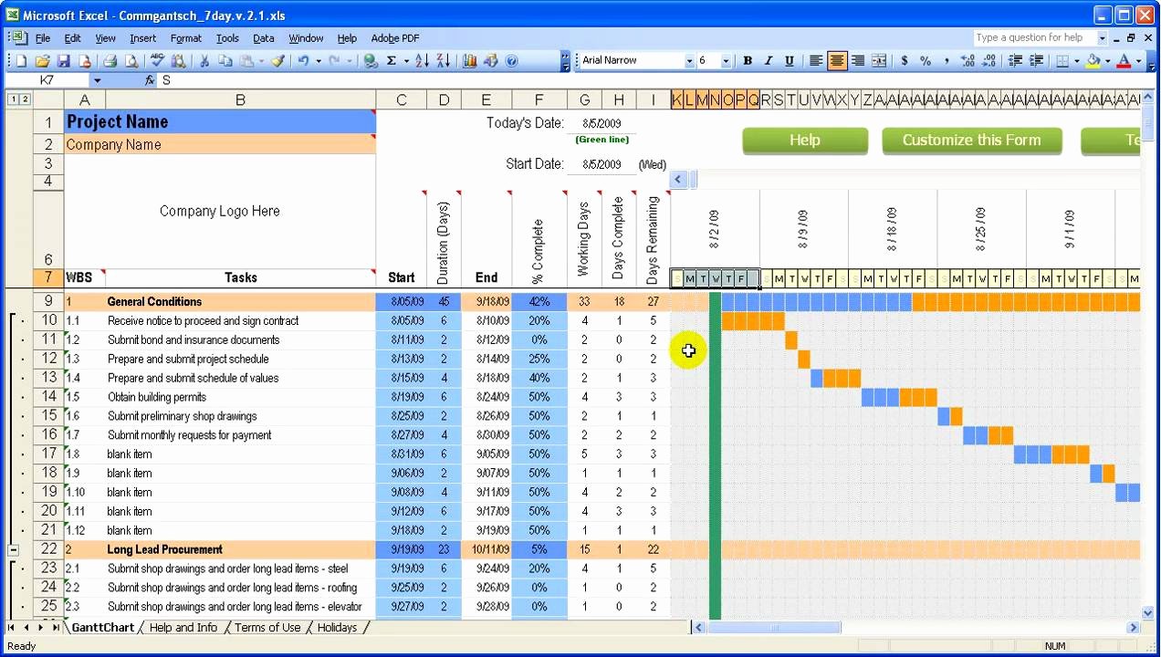 Commercial Construction Schedule Template Beautiful 3 New Construction Schedules Using Excel Overview