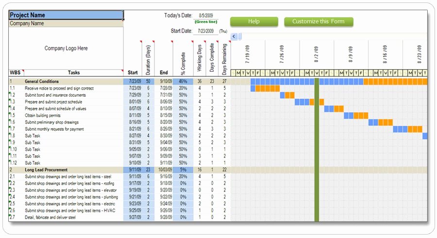 Commercial Construction Schedule Template Luxury 7 Day Mercial Construction Scheduleconstruction Fice