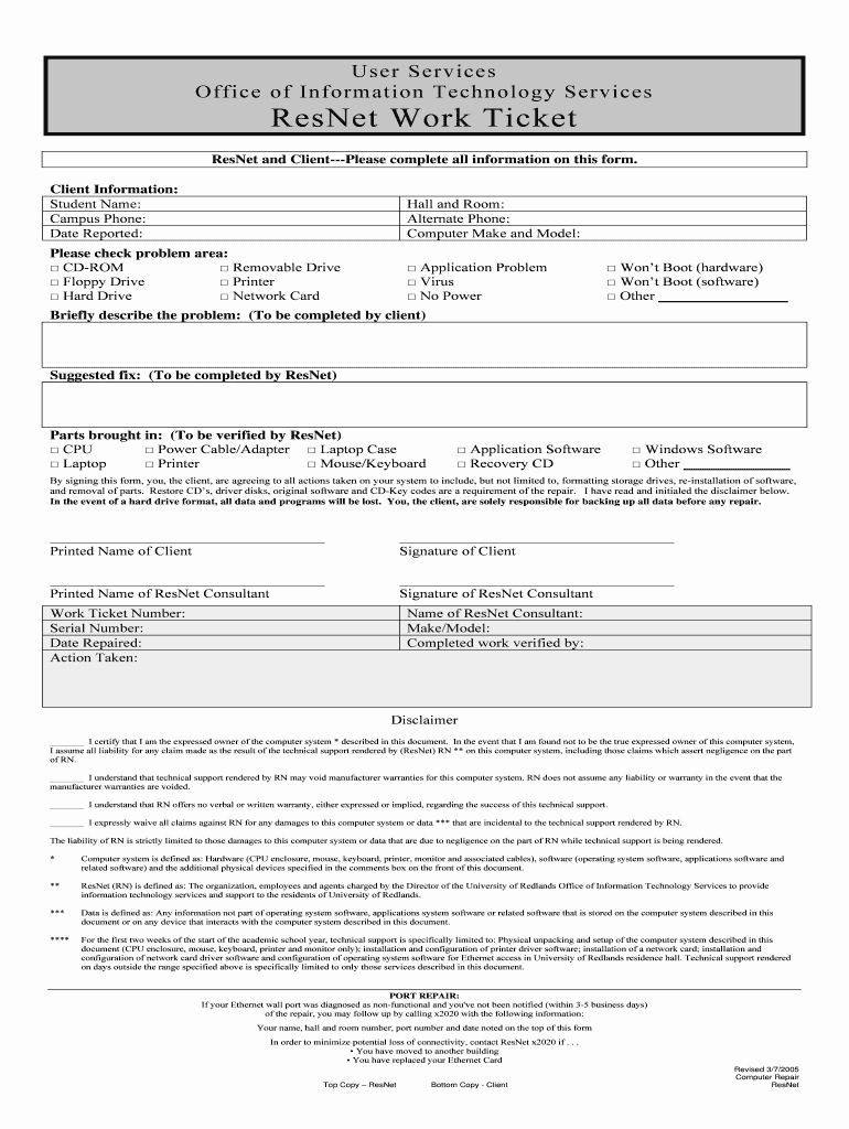 Computer Repair forms Template Beautiful Puter Repair form Template Fill Line Printable