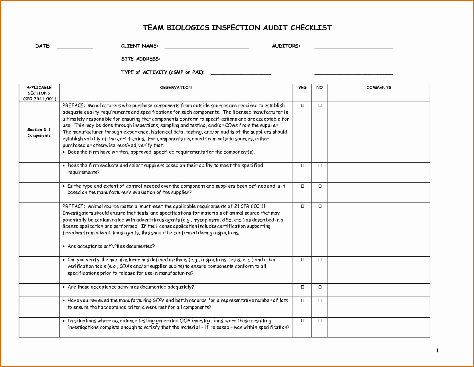 Computer Repair forms Template Best Of 8 Checklist Template