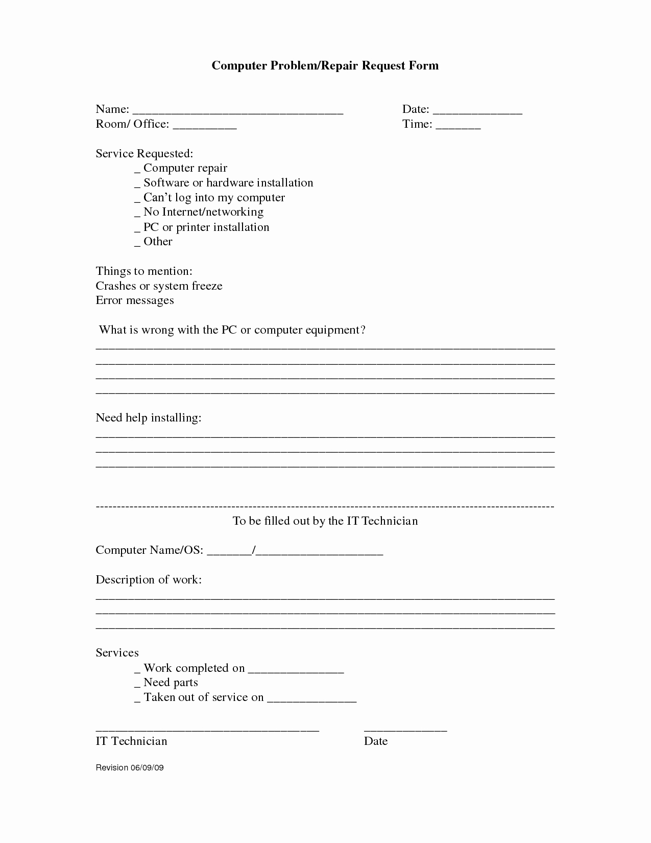 Computer Repair forms Template Inspirational Index Of Cdn 3 2008 574