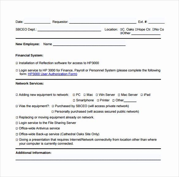 Computer Repair forms Template New Sample Puter Service Request form 12 Download Free