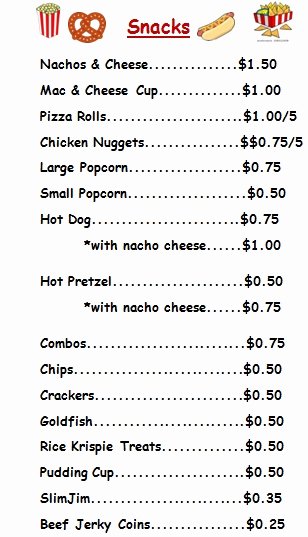 Concession Stand Schedule Template Awesome Concession Stand – Boys &amp; Girls Club Of St Marys