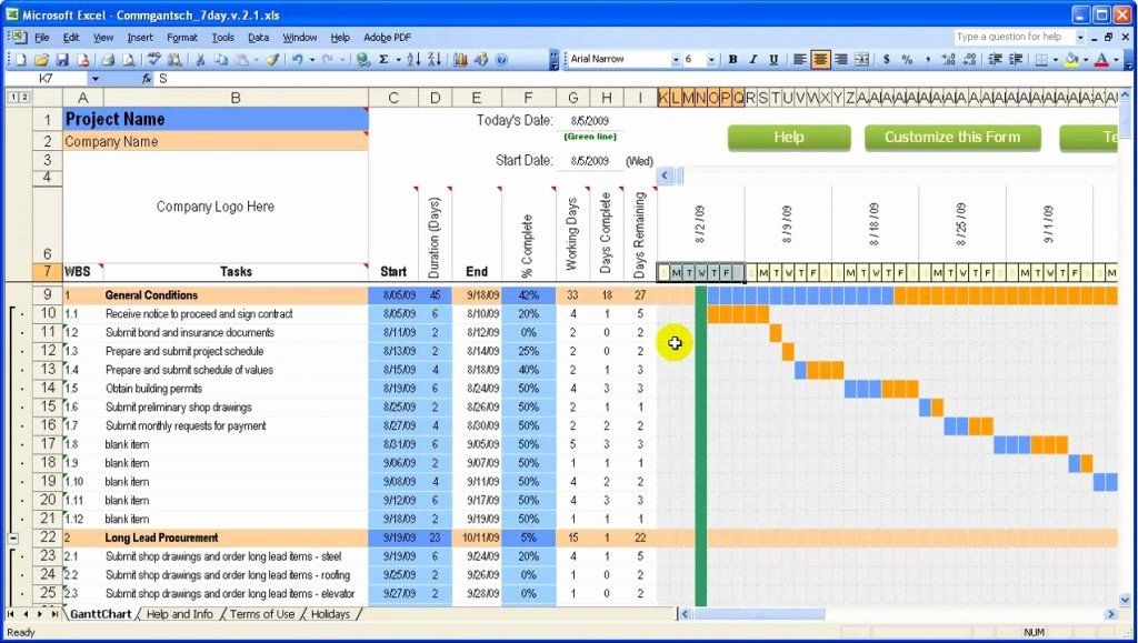 Construction Project Schedule Template Excel Unique 007 Template Ideas 20microsoft Excel Construction Schedule