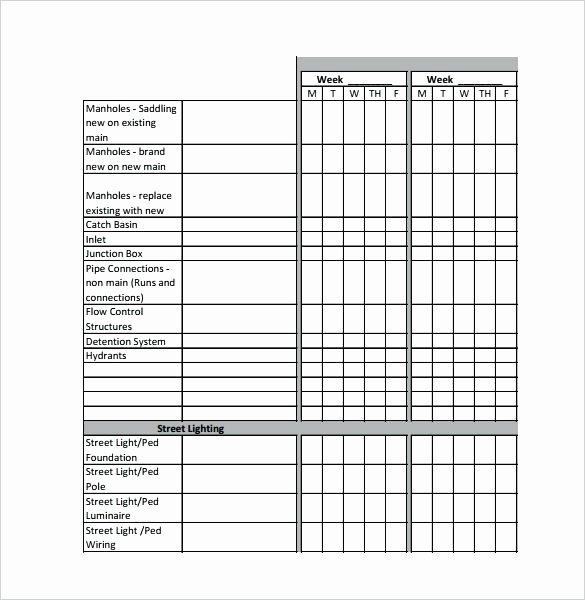 Construction Schedule Excel Template Free Inspirational Procurement Schedule Template Excel – Printable Schedule
