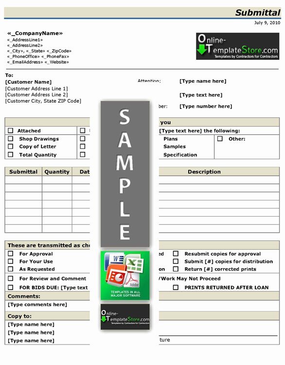 Construction Submittal Schedule Template Elegant Project Management forms