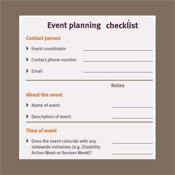 Corporate event Planning Checklist Template Awesome 14 Checklist Samples