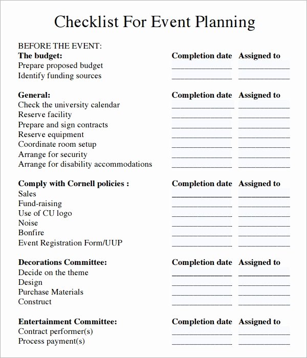 Corporate event Planning Checklist Template Beautiful Corporate event Planning Checklist Template Anthony