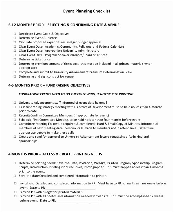 Corporate event Planning Checklist Template Lovely event Planning Checklist 16 Free Word Pdf Documents