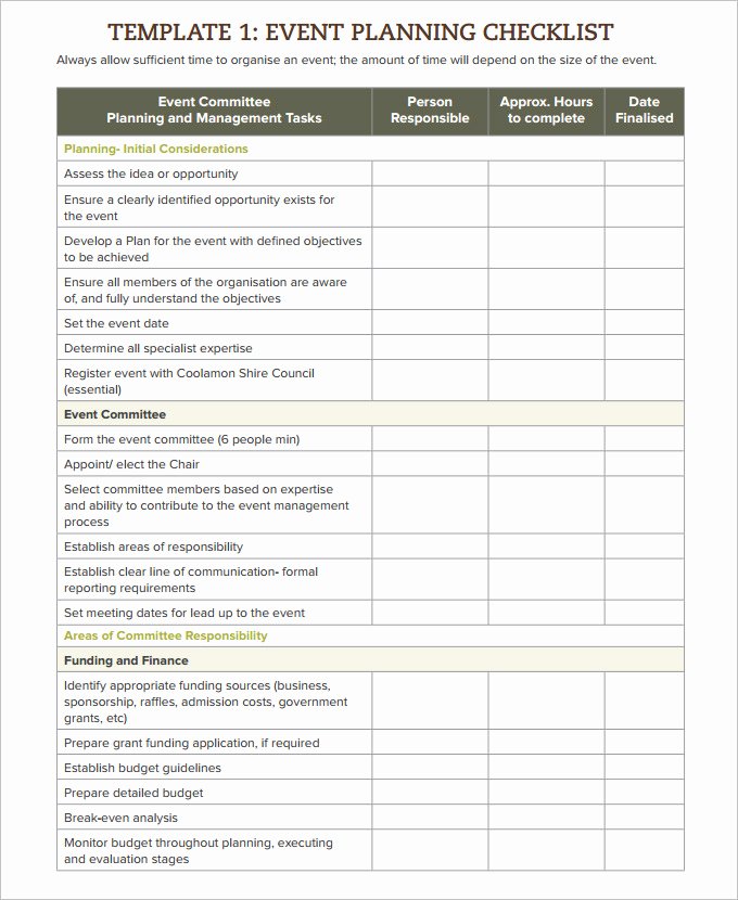 Corporate event Planning Template Fresh 19 event Checklist Templates Word Pdf Google Docs