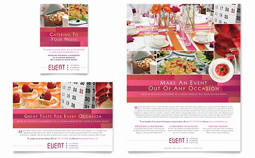 Corporate event Planning Template Unique Corporate event Planner &amp; Caterer Tri Fold Brochure