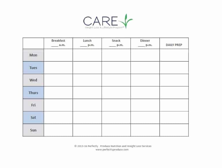 Create A Meal Plan Template Awesome why Meal Planning Make and Pare Your Own List Plus