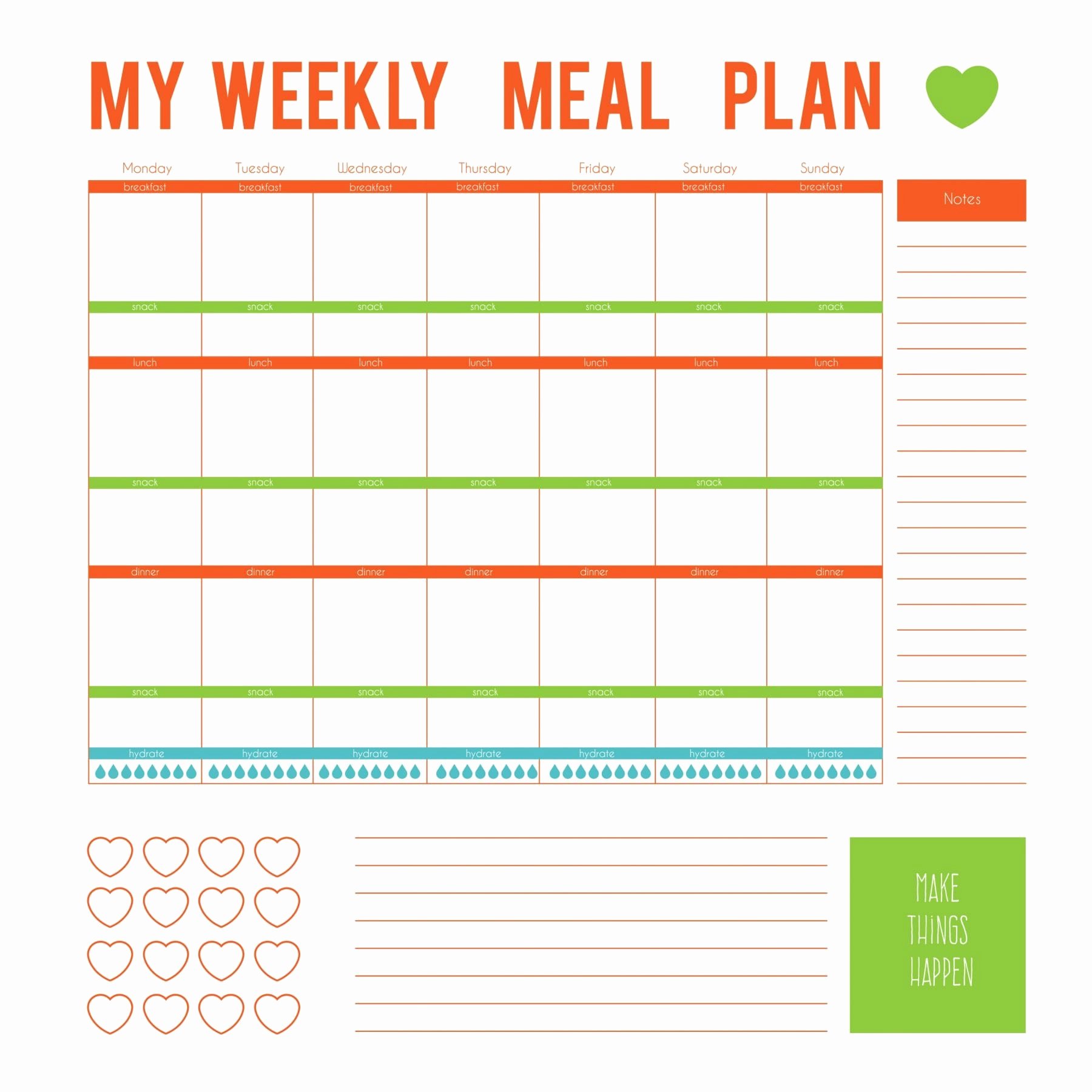 Create A Meal Plan Template Beautiful 3 Simple Ways to Make Eating Healthy Easier