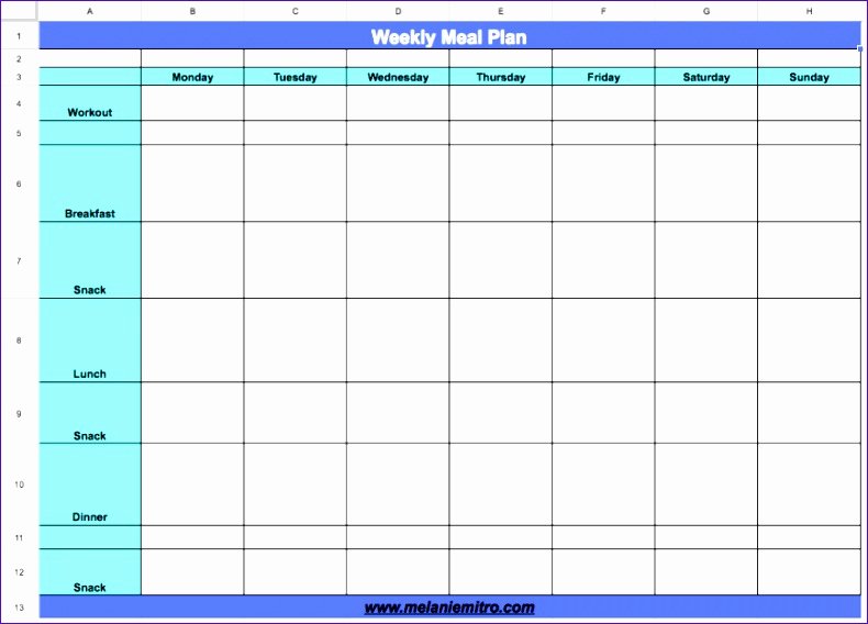 Create A Meal Plan Template Best Of 12 Recipe Template Excel Exceltemplates Exceltemplates