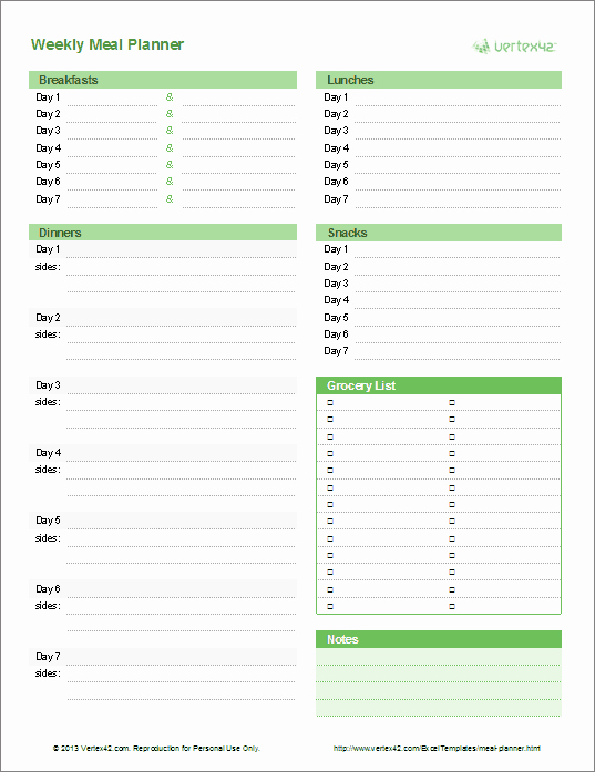 Create A Meal Plan Template Fresh Free Meal Planner Template for Excel I Think This is