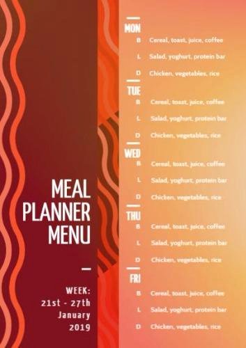 Create A Meal Plan Template Inspirational Meal Planning Template Create Your Own Meal Planner