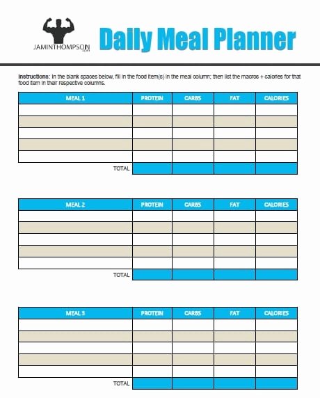 Create A Meal Plan Template New How to Create A Meal Plan Like A Pro Free Printable Meal