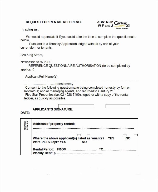 Credit Reference form Template Lovely Sample Reference Request form 10 Examples In Word Pdf