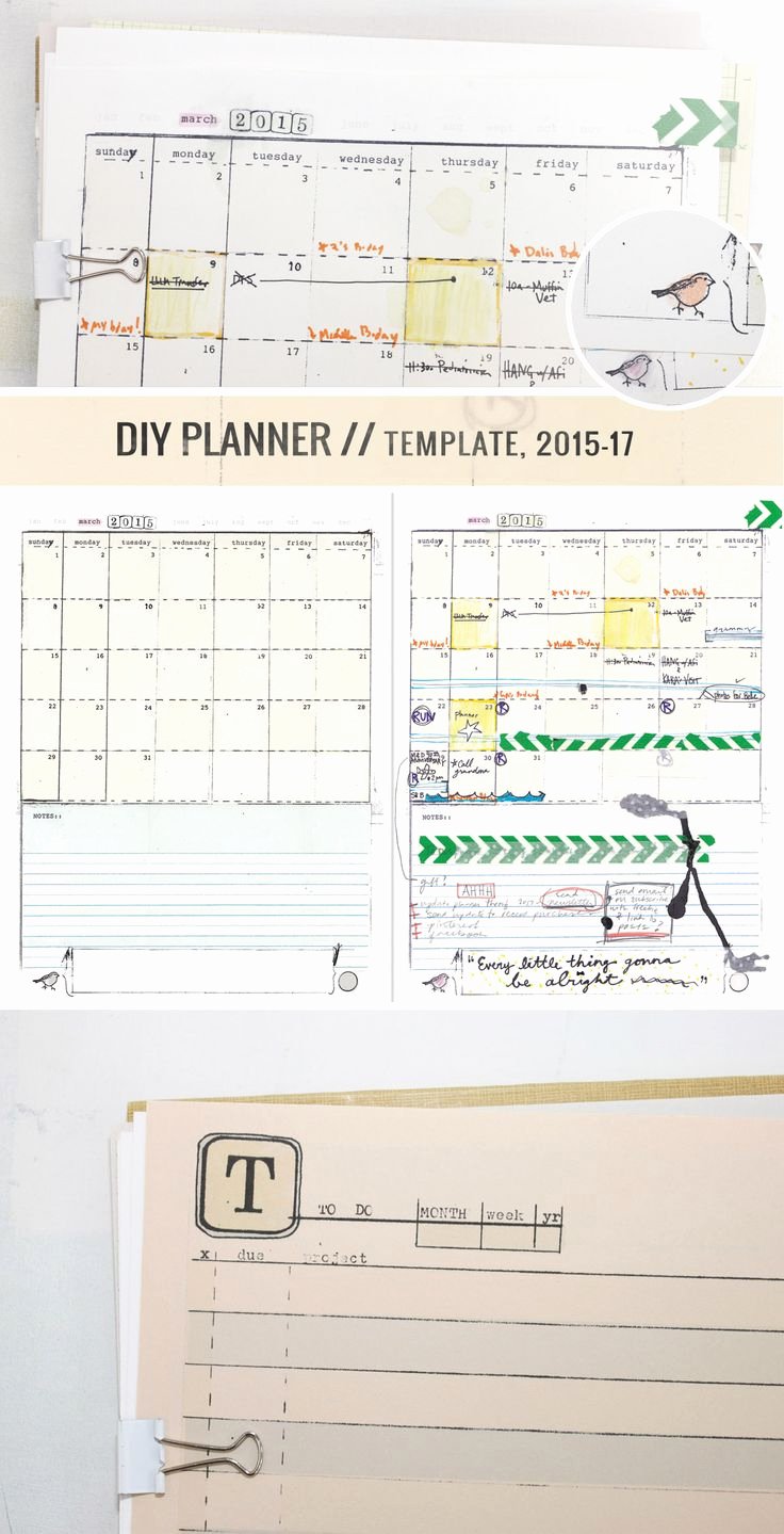 Custom Day Planner Template Best Of Best 100 Diy Planners and Binders Images On Pinterest