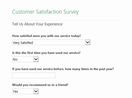 Customer Feedback form Template New Surveys Fice