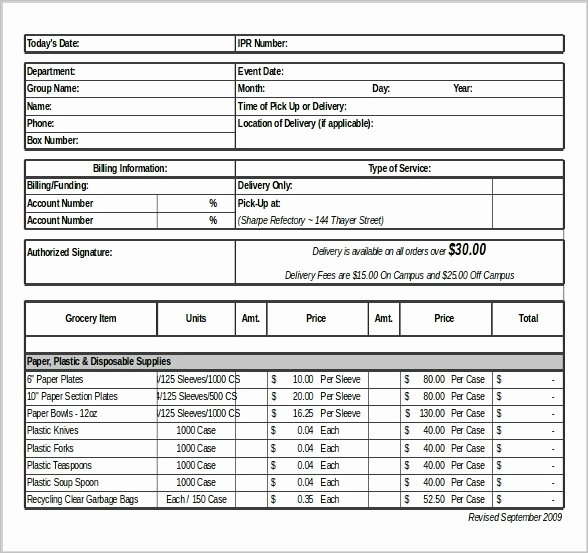 Customer order form Template New 10 Customer order form