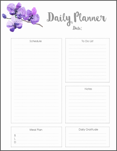 Daily Planner Printable Template Unique top 5 Favorite Daily Planner Pages &amp; A Free Printable