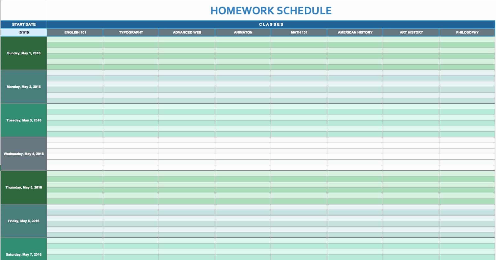 Daily Schedule Excel Template Best Of Free Daily Schedule Templates for Excel Smartsheet
