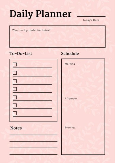Daily Schedule Planner Template Unique Customize 94 Daily Planner Templates Online Canva