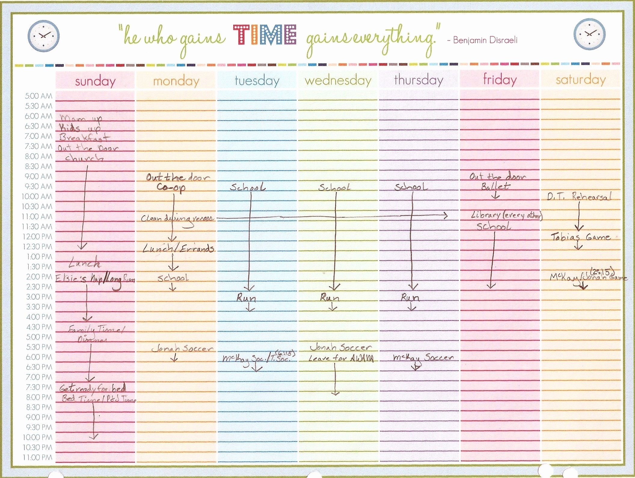 Daily Time Schedule Template Beautiful August 2018 – Page 5 – Template Calendar Design