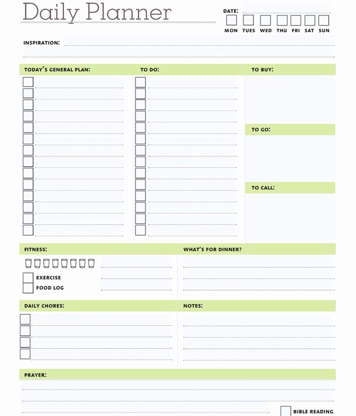 Daily Work Planner Template Unique Easy to Use Daily Work Schedule and Appointment Template