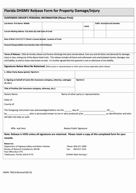 Damage Waiver form Template New Release form for Property Damage Printable Pdf
