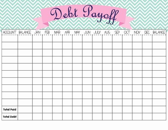 Debt Payment Plan Template Best Of Debt Payoff Tracker Template