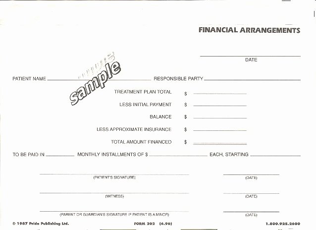 Dental Payment Plan Agreement Template Lovely F202 – Financial Arrangements Plain