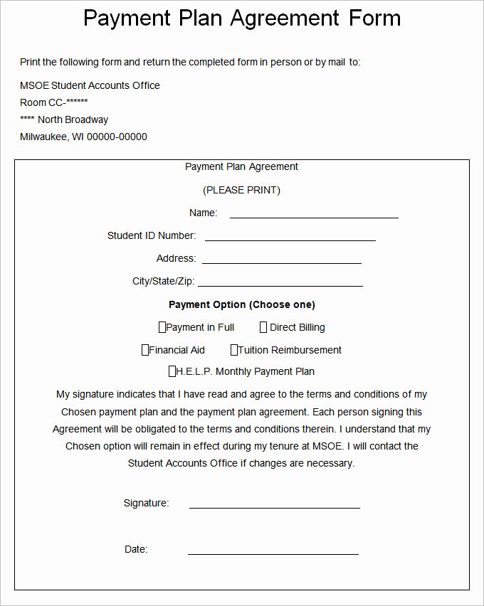 Dental Payment Plan Agreement Template New Payment Plan Agreement Template – 21 Free Word Pdf