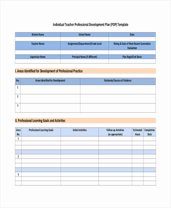 Development Plan Template Word Unique 39 Development Plan Samples Pdf Word