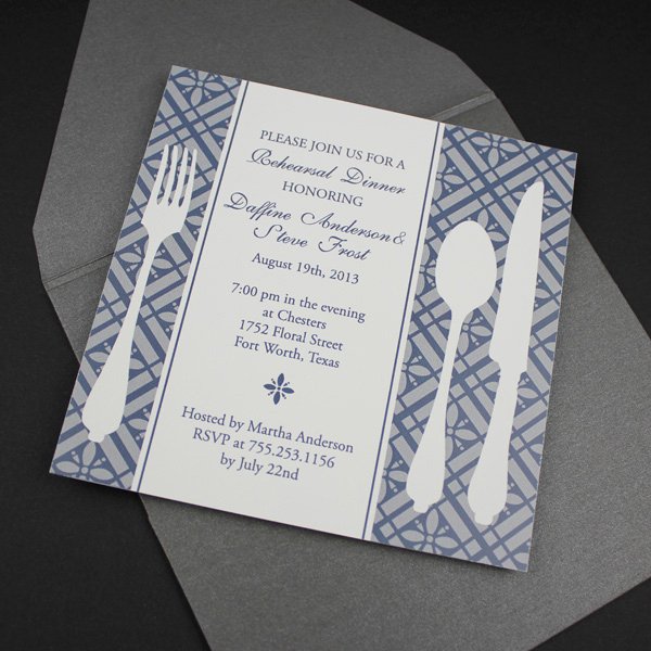 Dinner Invitation Template Free Awesome Invitation Template – Square Rehearsal Dinner Invitation