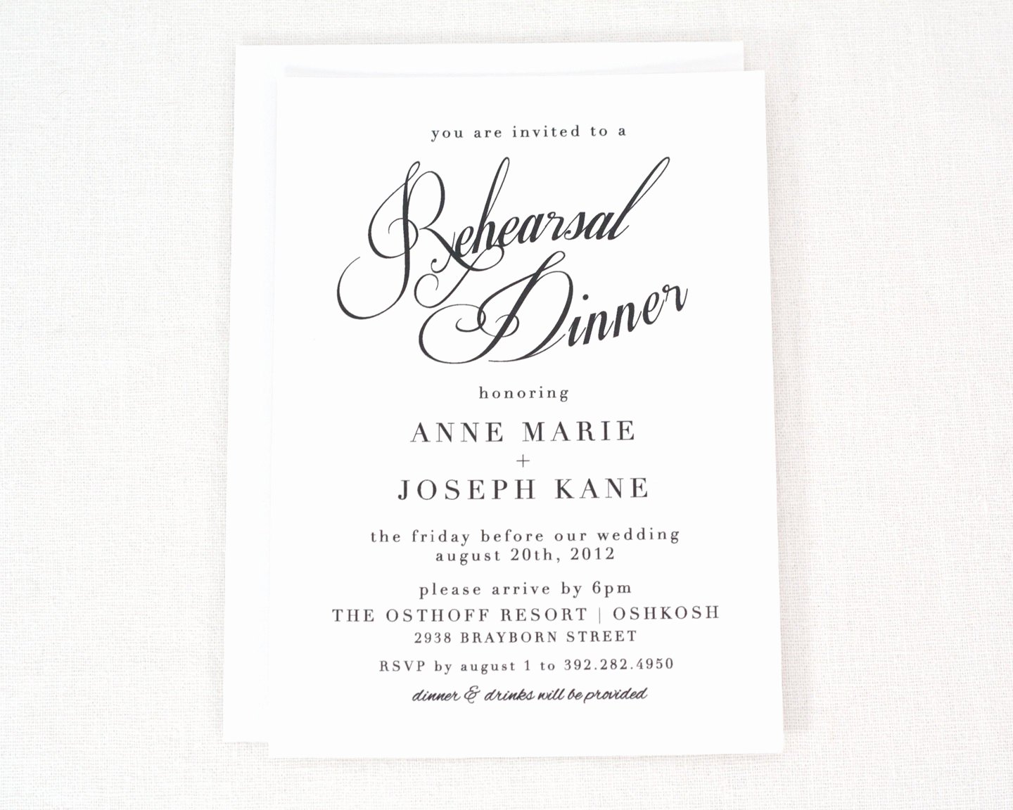 Dinner Invitation Template Free Beautiful Wedding Rehearsal Dinner Invitation Template Free