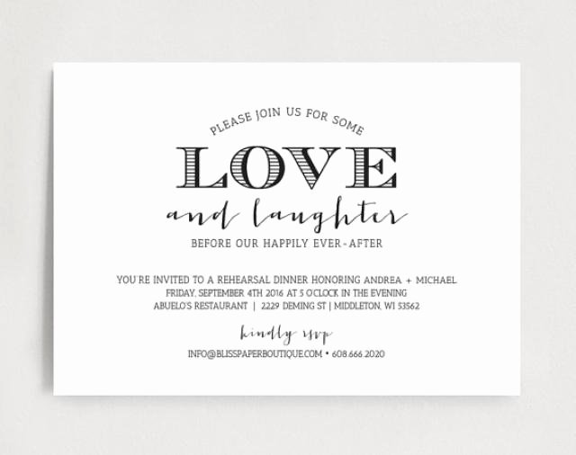 Dinner Invitation Template Free Inspirational Rehearsal Dinner Invitation Wedding Rehearsal Dinner