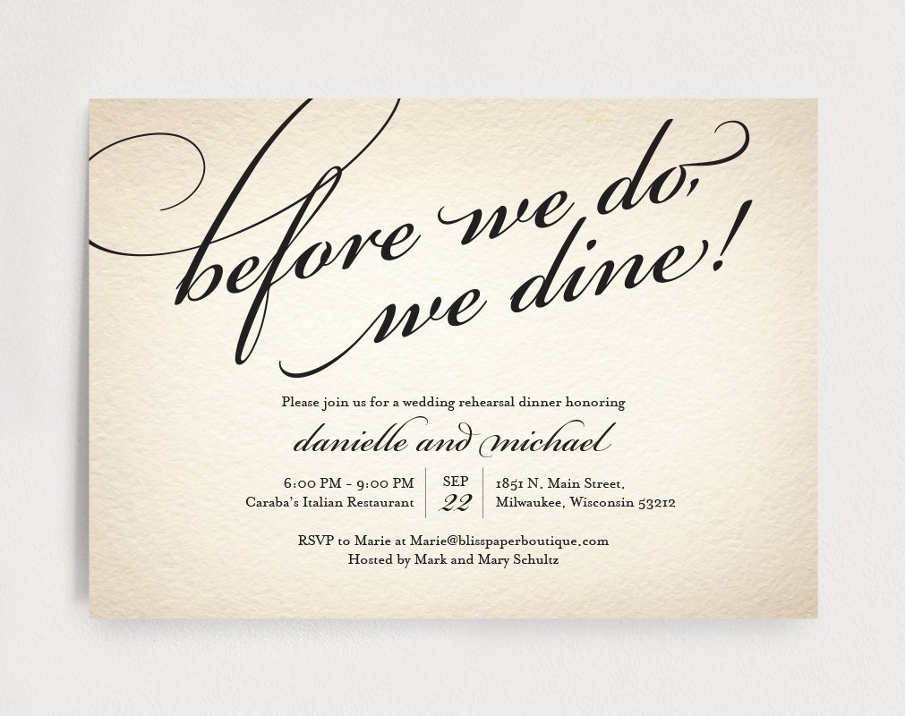 Dinner Invitation Template Free Lovely Wedding Rehearsal Dinner Invitation Editable Template before