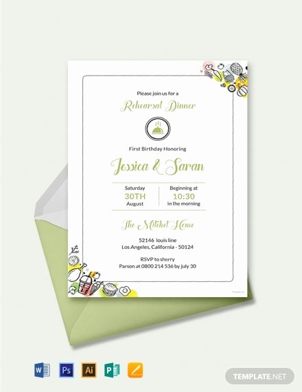 Dinner Invitation Template Free Printable Elegant 28 Free Dinner Invitation Templates Word